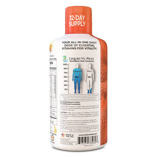 Mega Premium Liquid Multivitamin and Mineral Supplement - 32oz, 32serv