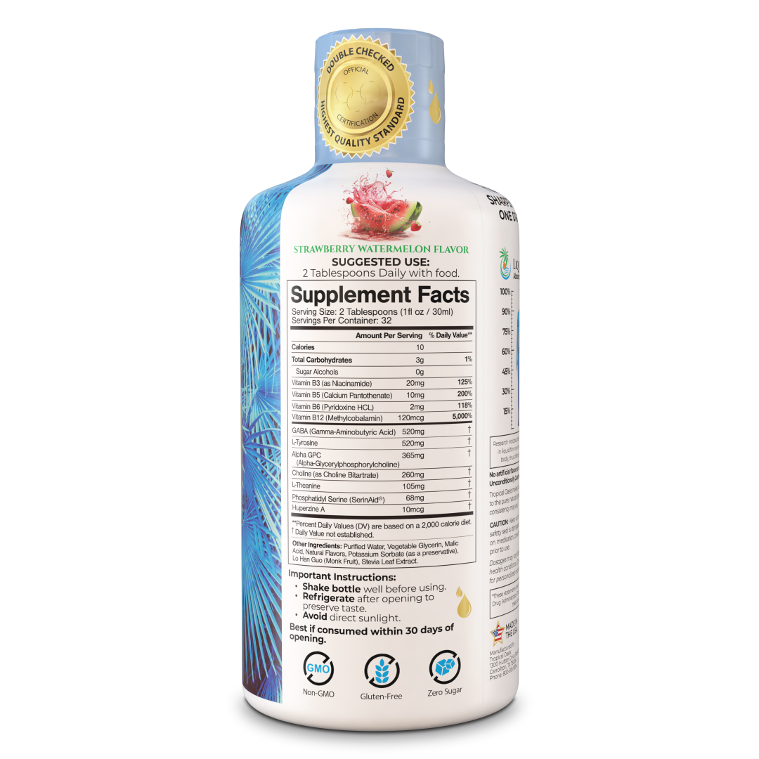 Liquid Nootropic Supplement | Tropical Oasis Liquid Vitamins