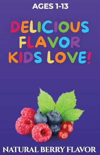 Organic Liquid Vitamin Drops with Elderberry for Toddlers & Kids