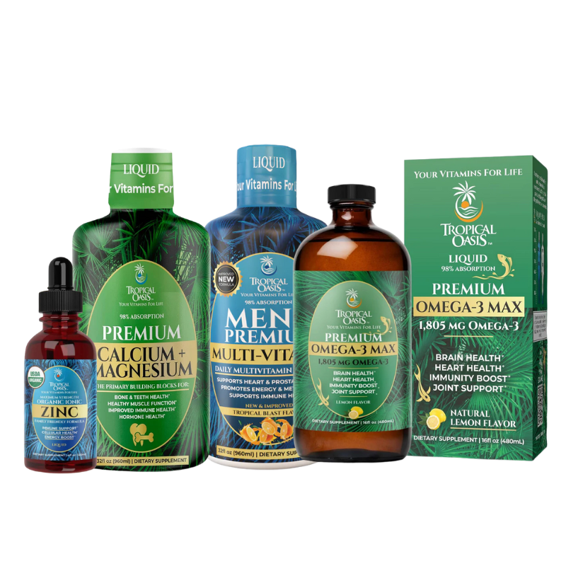 Men's Daily Pack - Tropical Oasis Liquid Vitamins & Minerals