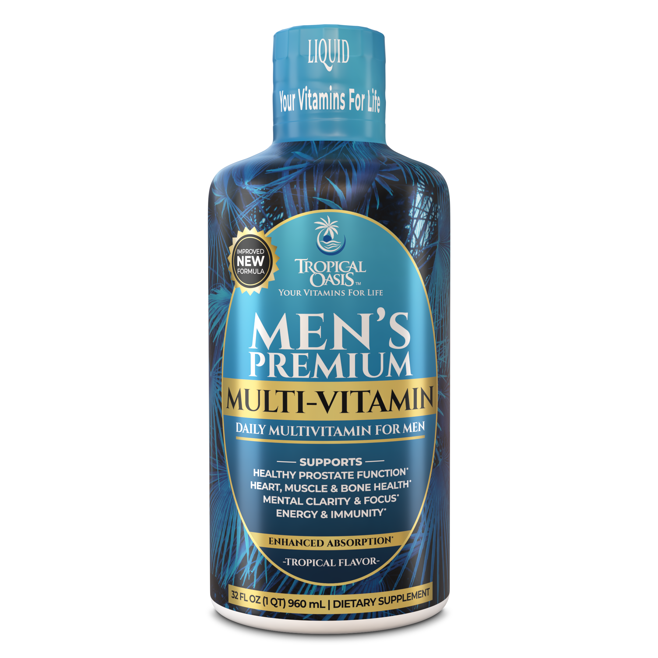 Men's Mega Liquid Multivitamin tropical-oasis-store