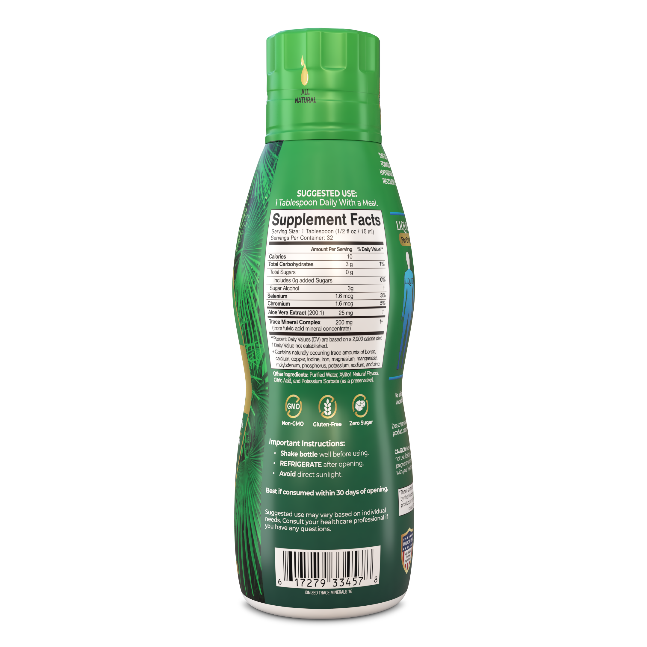 Premium Plant Based Ionized Trace Minerals
