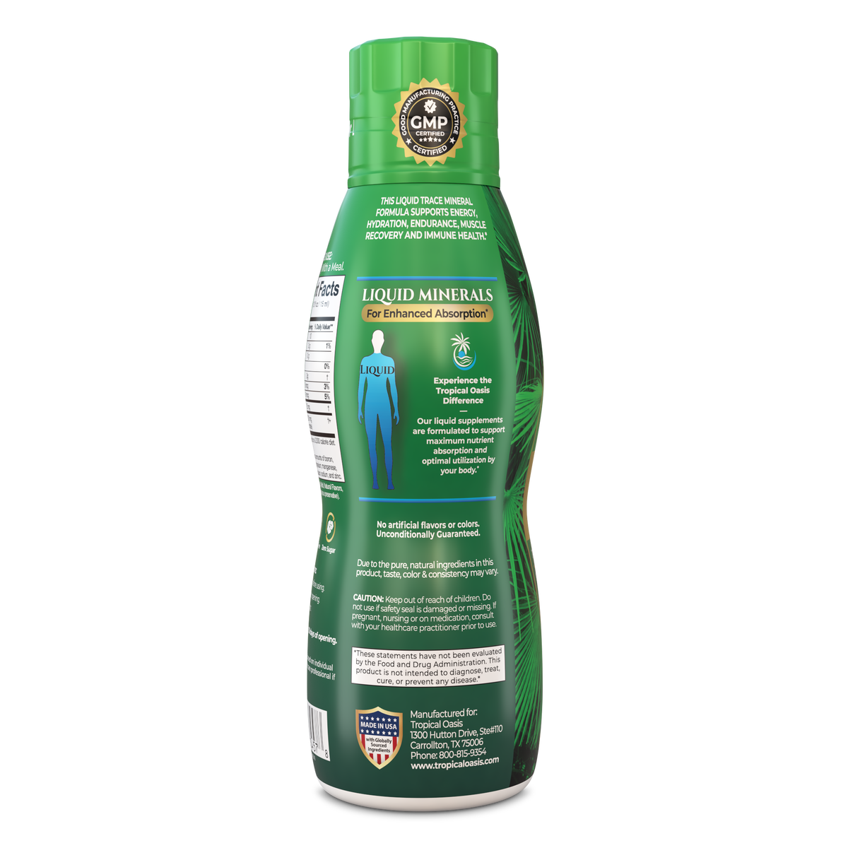 Premium Plant Based Ionized Trace Minerals tropical-oasis-store