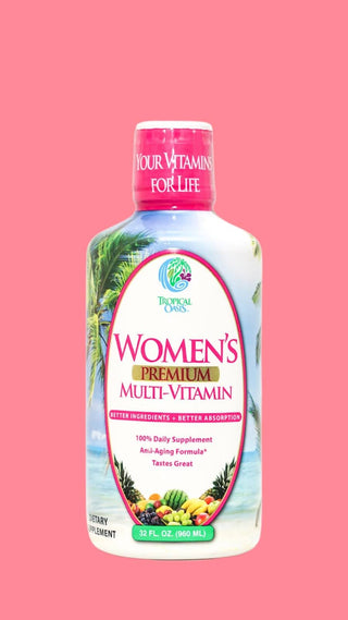 Tropical Oasis Women’s Premium Liquid Multivitamin