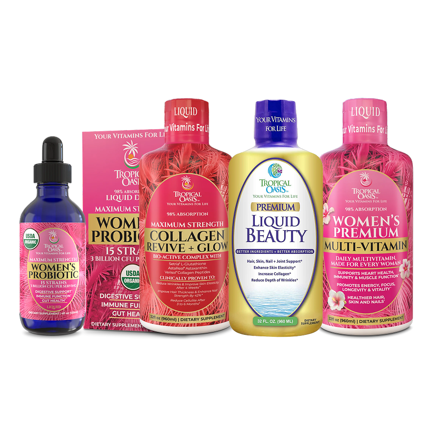 glutathione tropical oasis Collagen Revive + Glow – Tropical Oasis Liquid Vitamins & Minerals