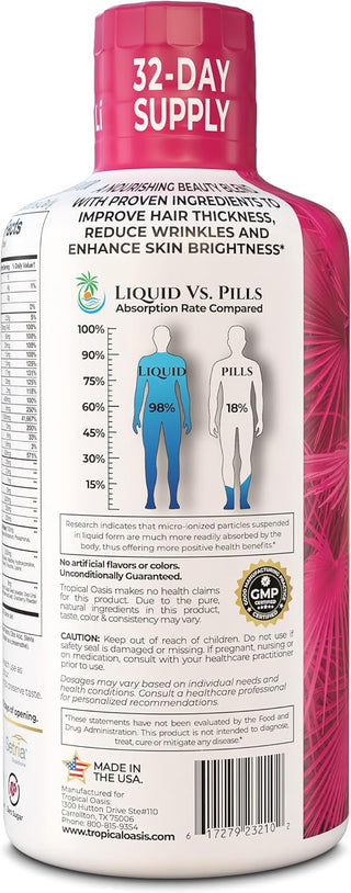 Women's Liquid Multivitamin + Hair Growth - with Verisol Collagen