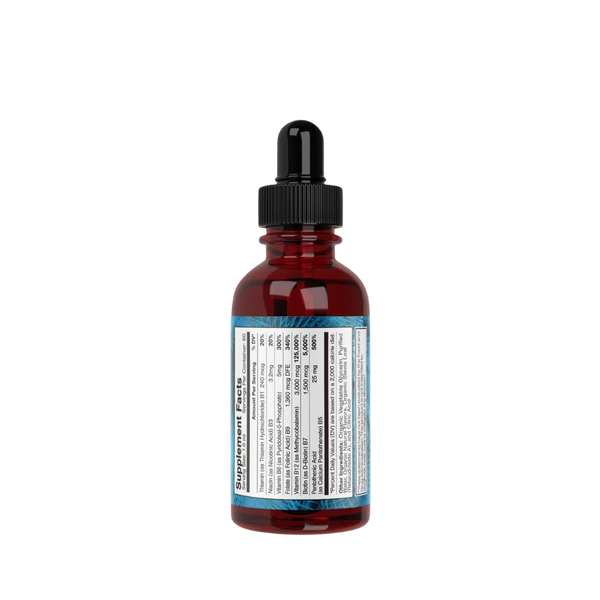 Organic Vitamin B Complex Liquid Drops Tropical Oasis Liquid Vitamins & Minerals