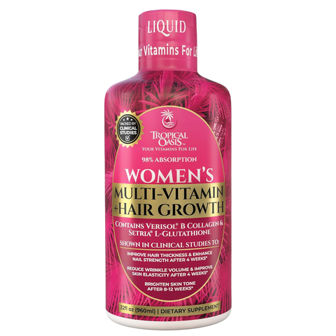 tropical oasis glutathione Women's Liquid Multivitamin + Hair Growth