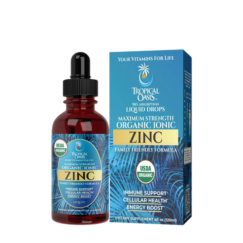 Organic Ionic Zinc Drops For Kids and Adults