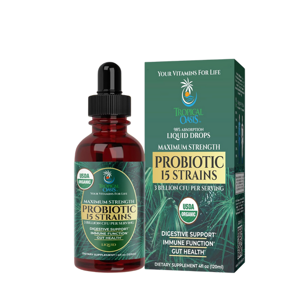 Organic Liquid Probiotics Tropical Oasis Liquid Vitamins & Minerals