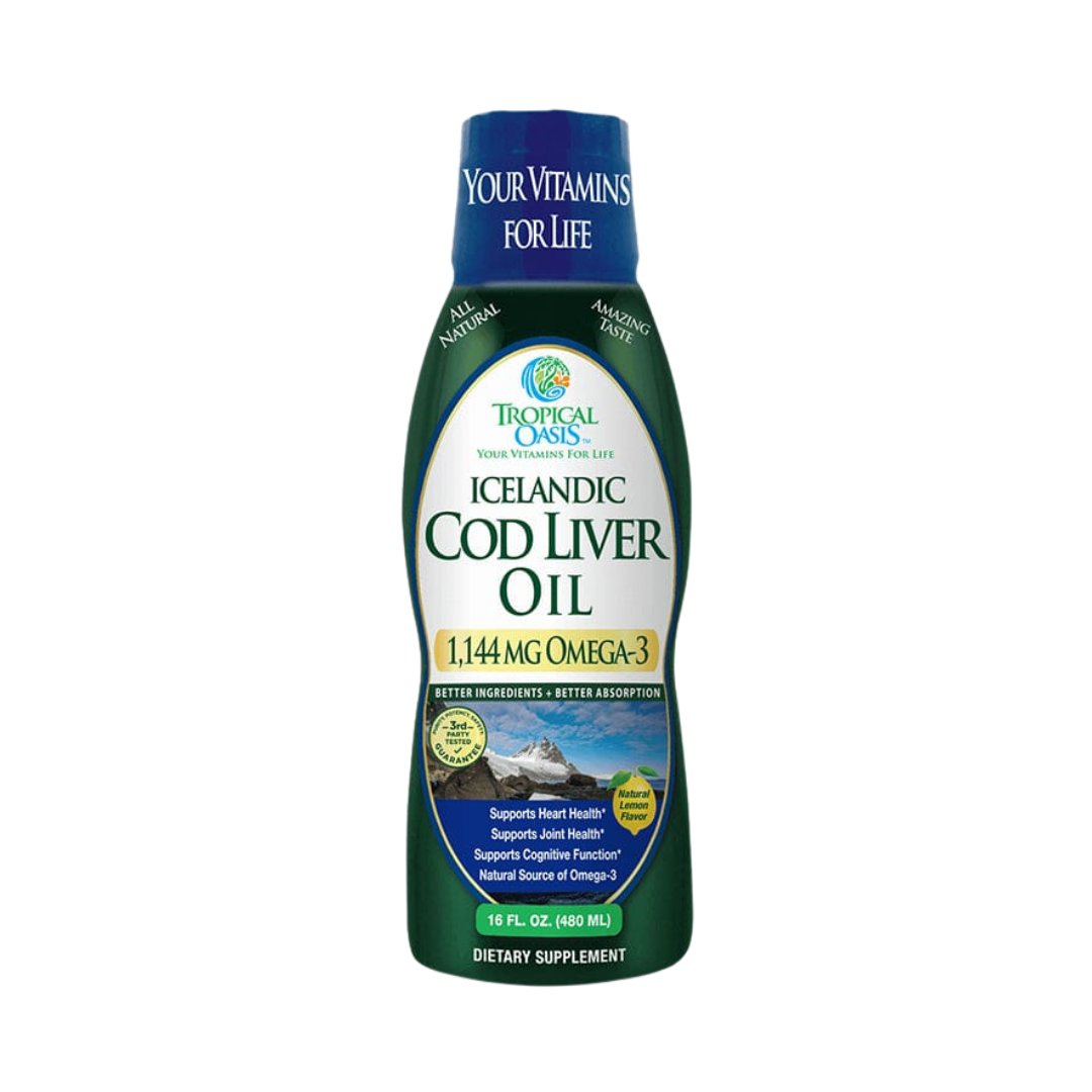 Icelandic Cod Liver Fish Oil tropical-oasis-store