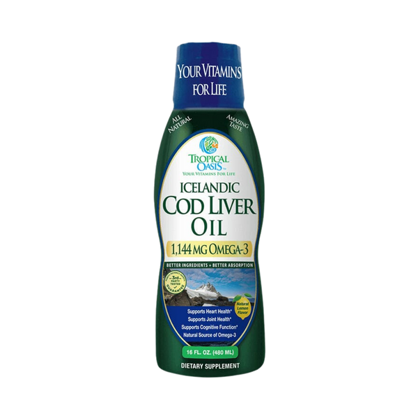 Icelandic Cod Liver Fish Oil tropical-oasis-store