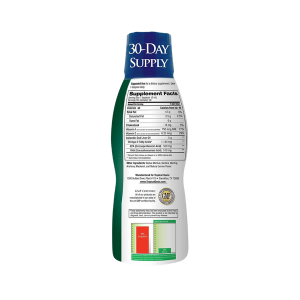 Icelandic Cod Liver Fish Oil tropical-oasis-store