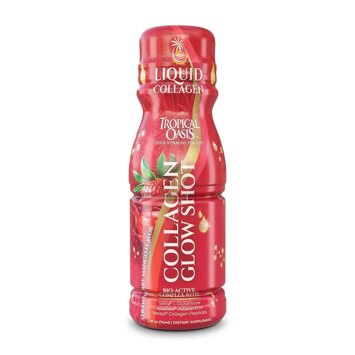 Liquid Collagen Glow Shots Tropical Oasis Liquid Vitamins & Minerals