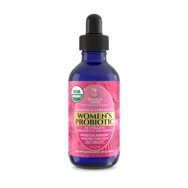 Liquid Probiotics for Women Tropical Oasis Liquid Vitamins & Minerals