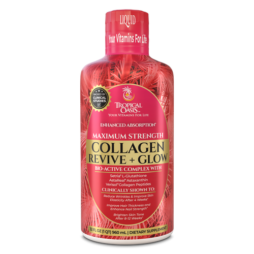 Collagen Revive + Glow Tropical Oasis Liquid Vitamins & Minerals