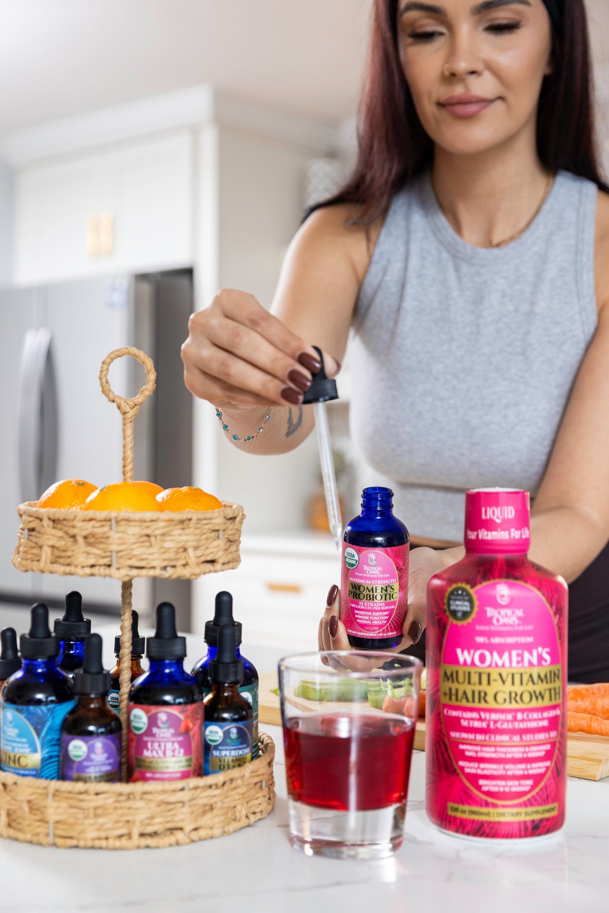 Liquid vitamins for adults over 40
