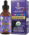 Organic Liquid Vitamin Drops with Elderberry for Toddlers & Kids