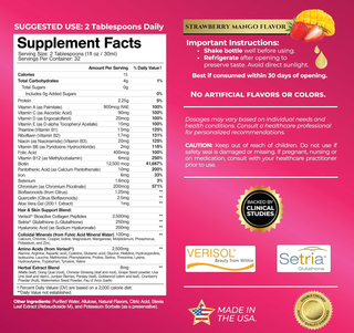 Women's Liquid Multivitamin + Hair Growth - with Verisol Collagen