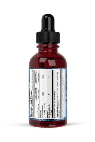 Vitamin D3 + K2 Drops for Kids - USDA Organic