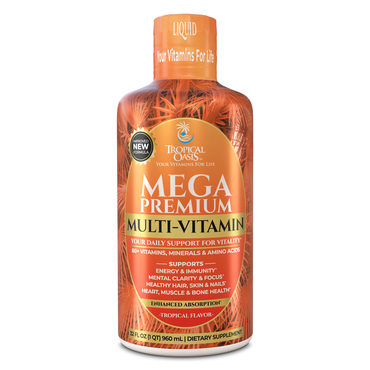 Liquid Mega Premium Multivitamin tropical-oasis-store