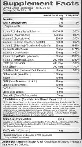 Men's Mega Liquid Multivitamin - 32 serv