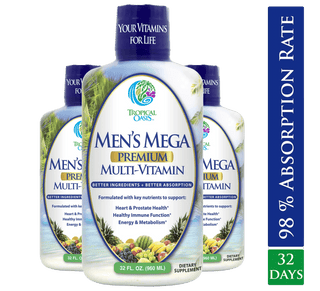 Men's Mega Liquid Multivitamin - 32 serv