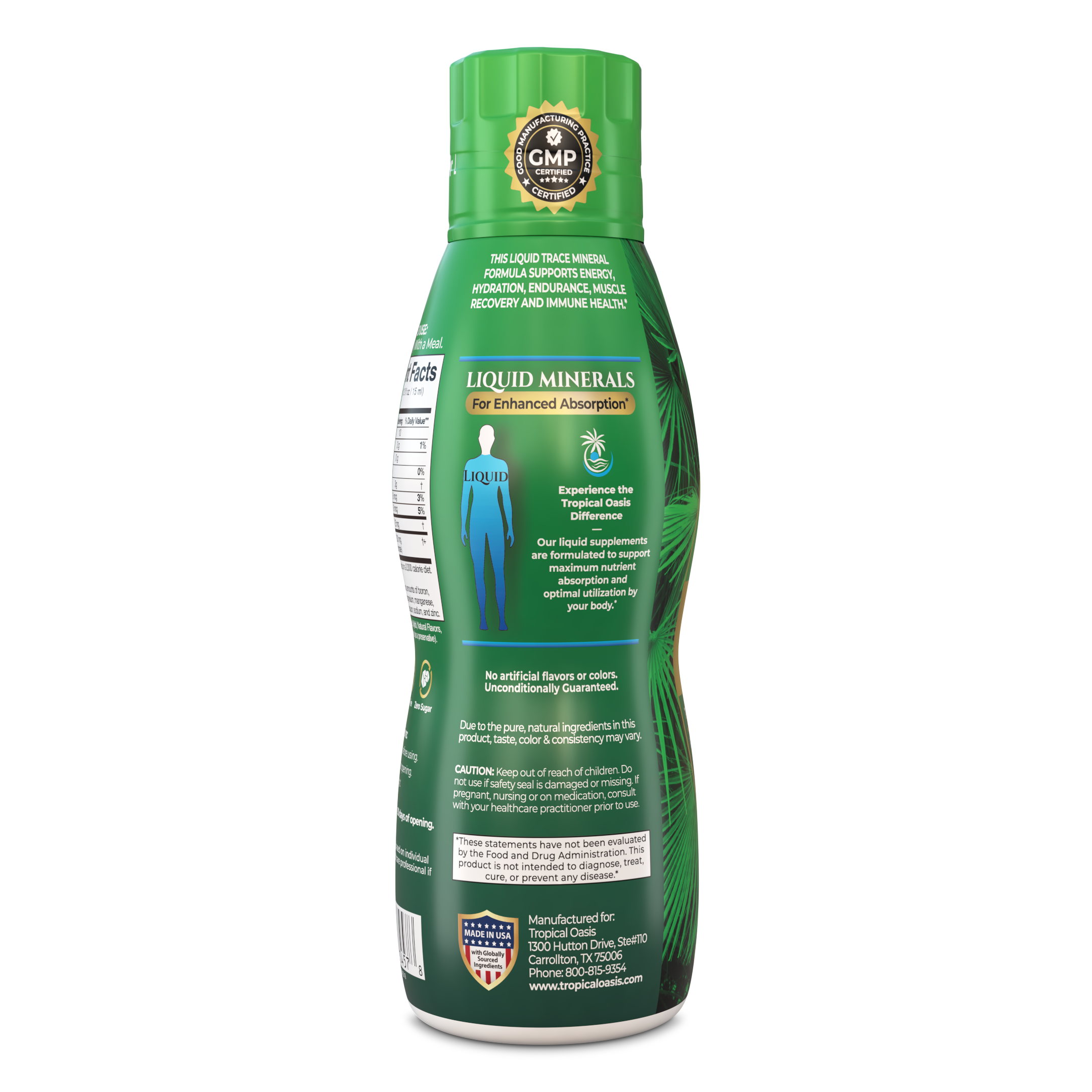 Premium Plant Based Ionized Trace Minerals