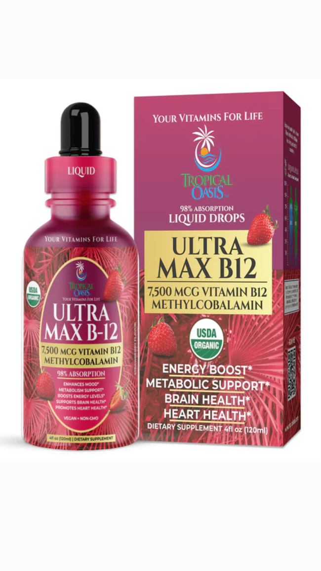 Vitamin B12 For Neuropathy Tropical Oasis Liquid Vitamins & Minerals