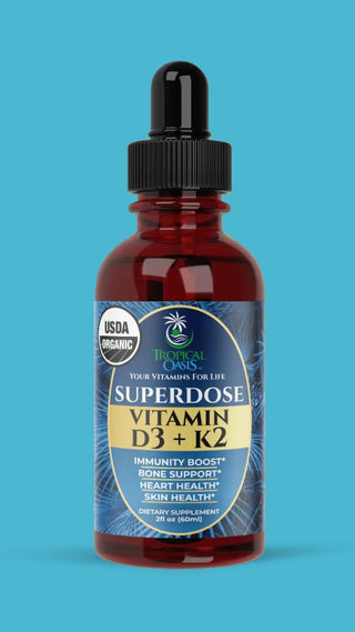 Tropical Oasis Vitamin D3 + K2 Drops For Adults