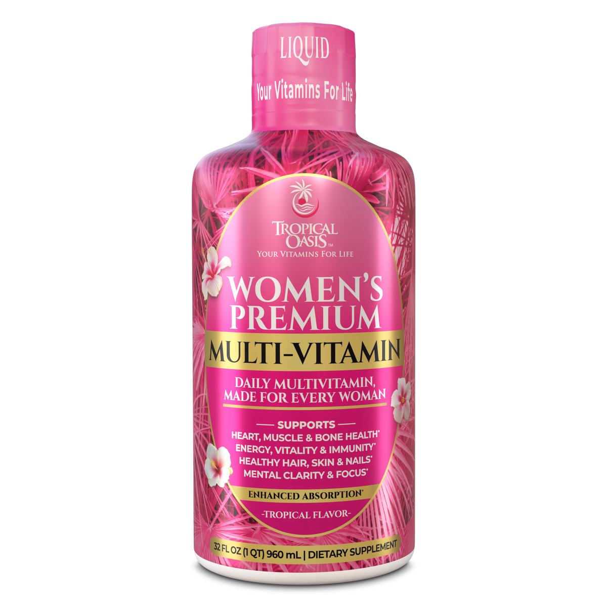 Women's Premium Liquid Multivitamin tropical-oasis-store