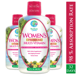 Women's Premium Liquid Multivitamin, Superfood, & Herbal Blend -- 32 fl oz, 32 serv.