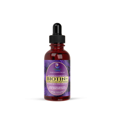 Liquid Biotin & Collagen Drops Tropical Oasis Liquid Vitamins & Minerals