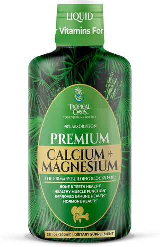 Premium Liquid Calcium Magnesium Citrate -- 32oz, 64 Serv