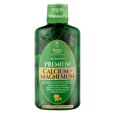Premium Liquid Calcium Magnesium Citrate -- 32oz, 64 Serv