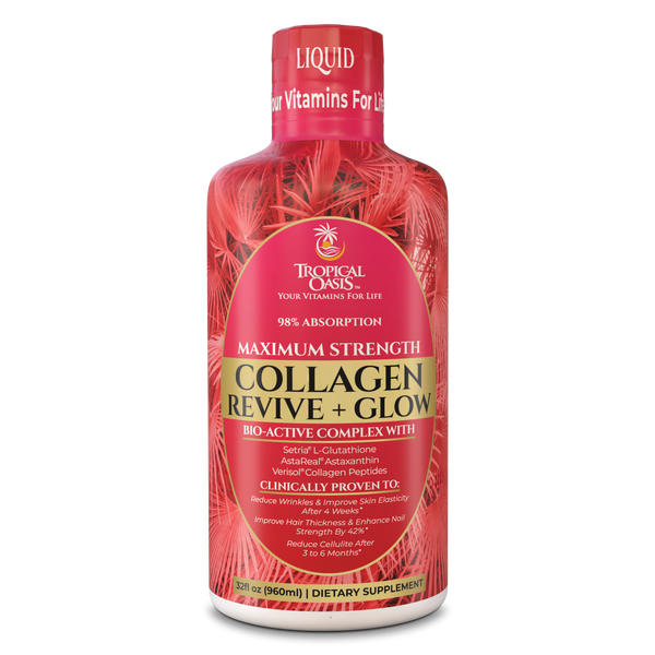 Collagen Revive + Glow Tropical Oasis Liquid Vitamins & Minerals