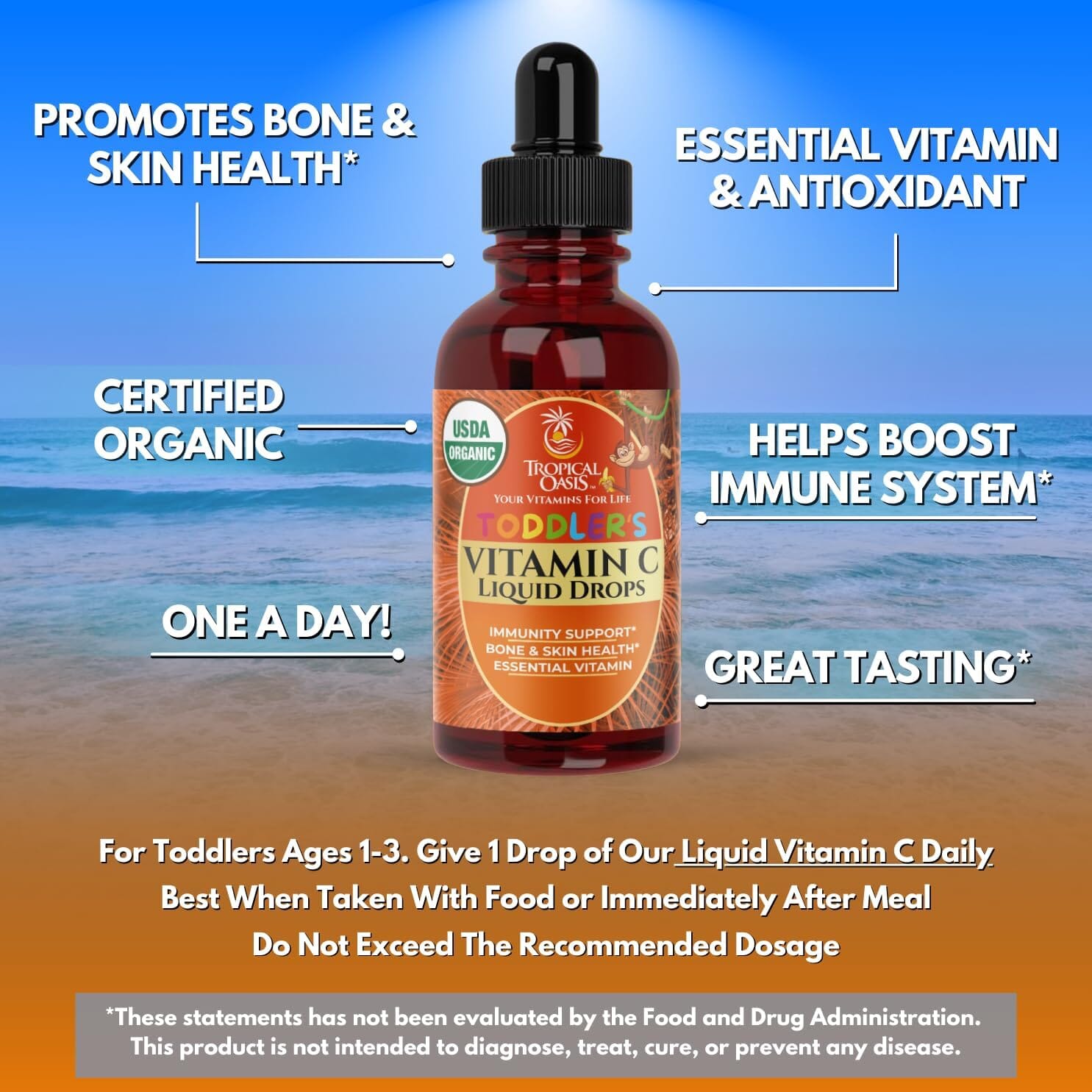 Organic Toddler Vitamin C Drops