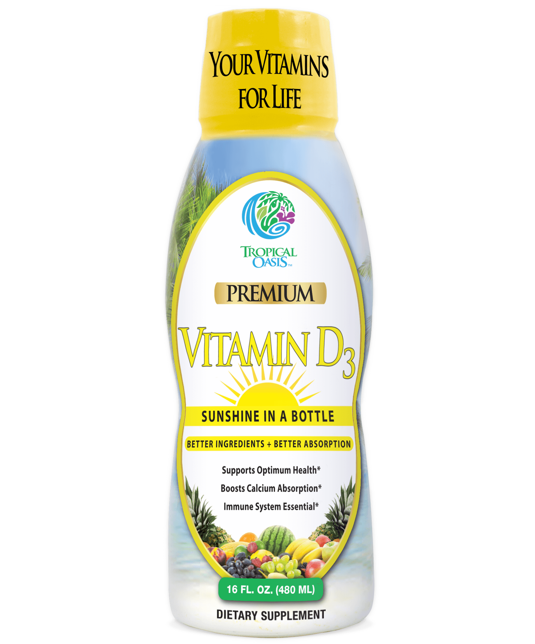 Tropical Oasis Liquid Vitamin D3