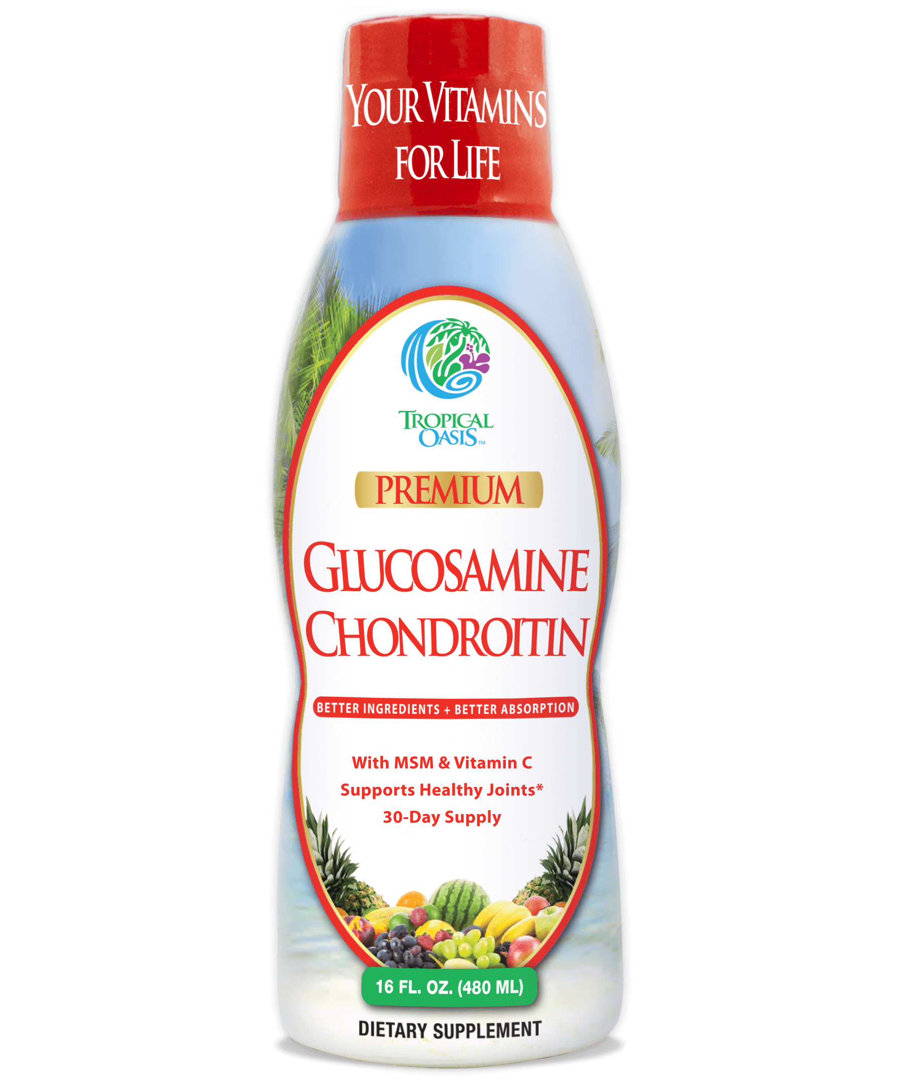 Premium Liquid Glucosamine Chondroitin & MSM