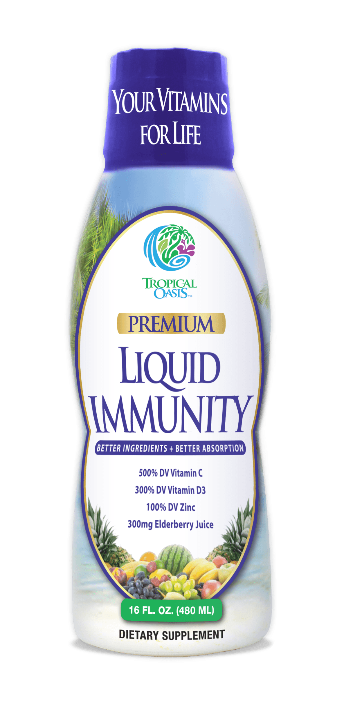 Tropical Oasis Liquid Immunity Boost