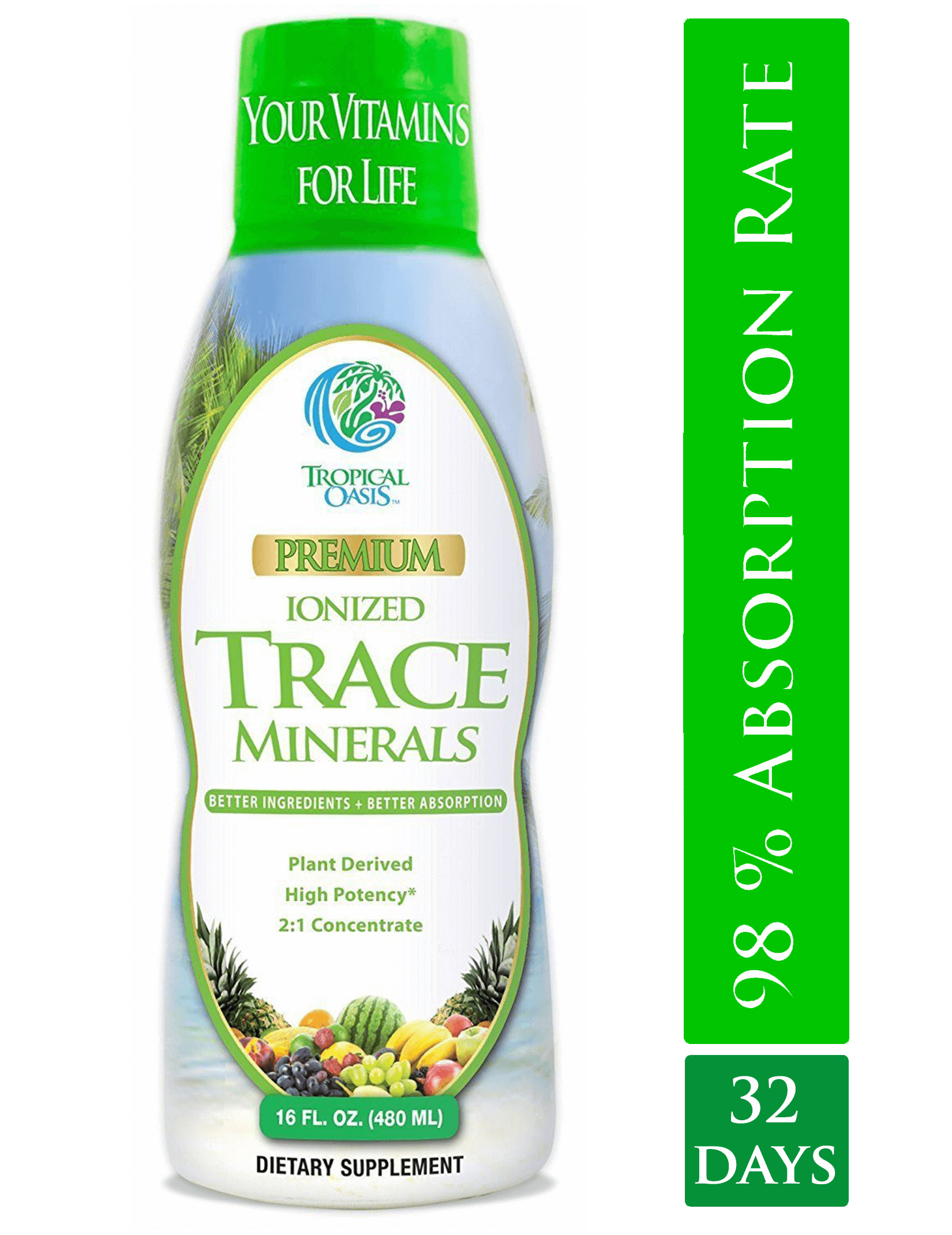 Premium Plant Based Trace Minerals - Natural Organic Ionized Trace Minerals 2